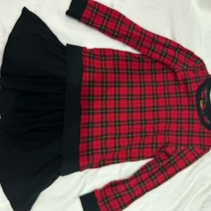 Polo by Ralph Lauren Red and Black Long Sleeve Tee